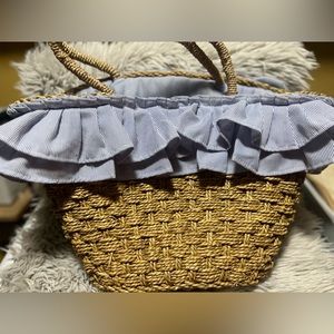 Cynthia Rowley Straw Tote Beach Bag